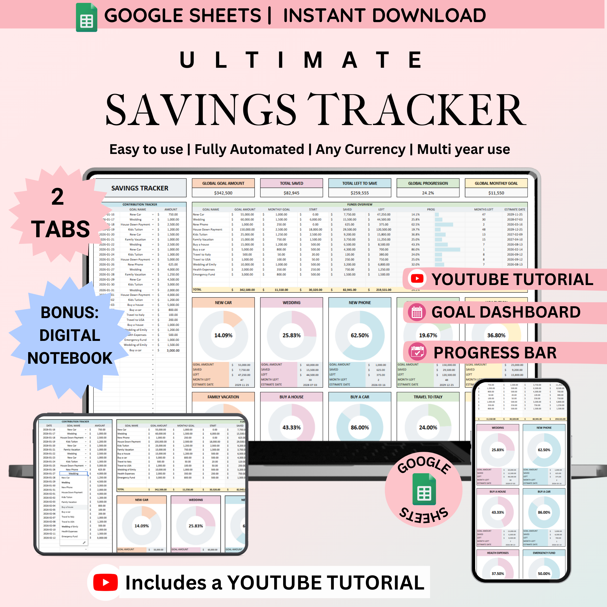 Ultimate Savings Tracker