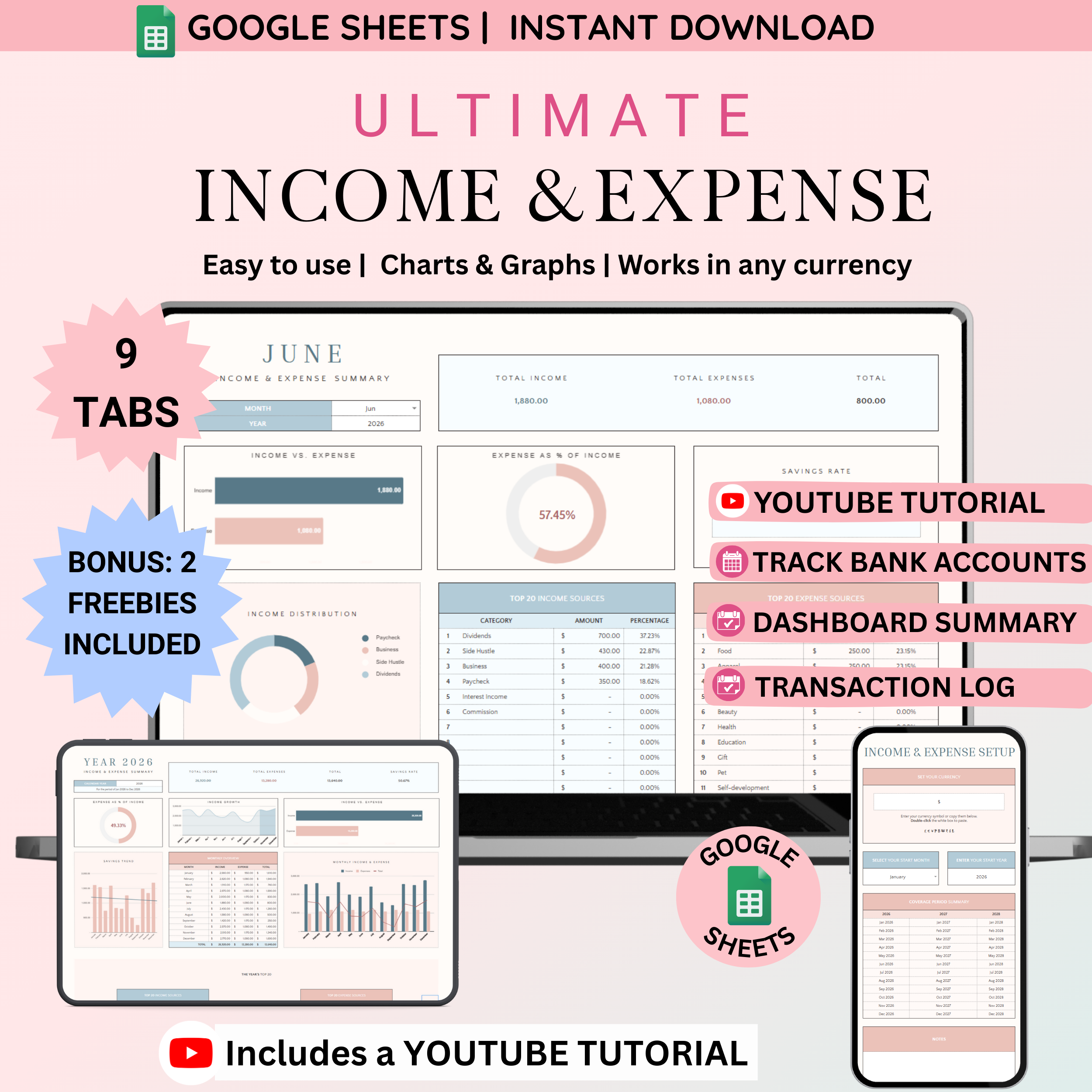 Ultimate Income & Expense Tracker