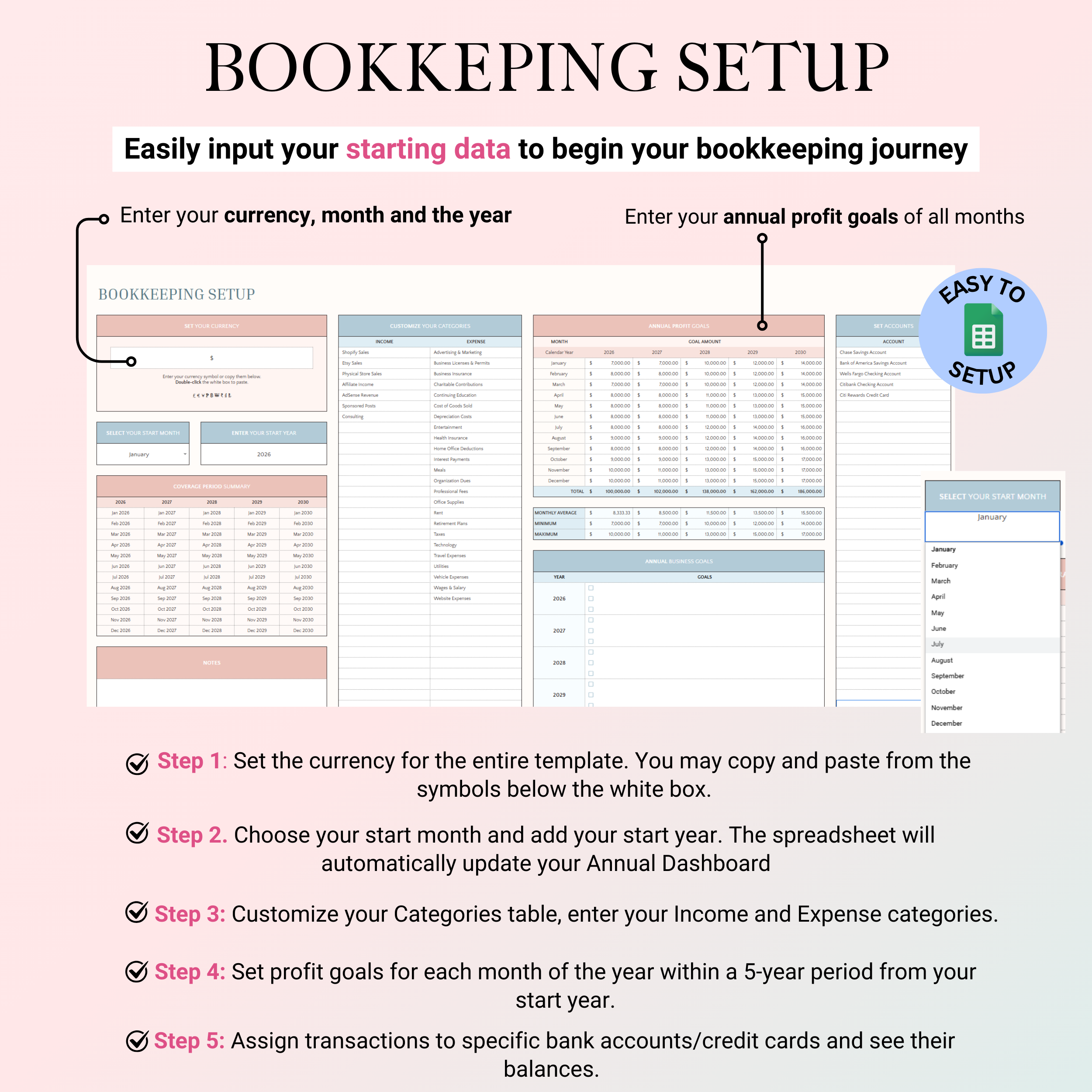 Ultimate Small Book-Keeping Tracker