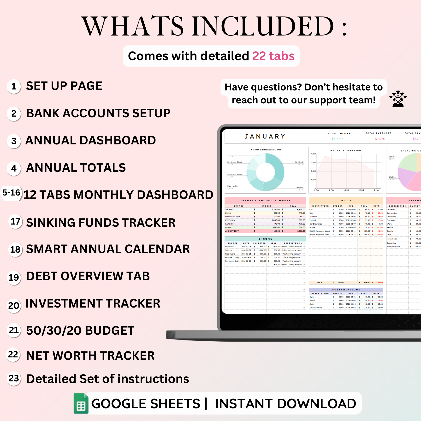 Ultimate Annual Budget Tracker