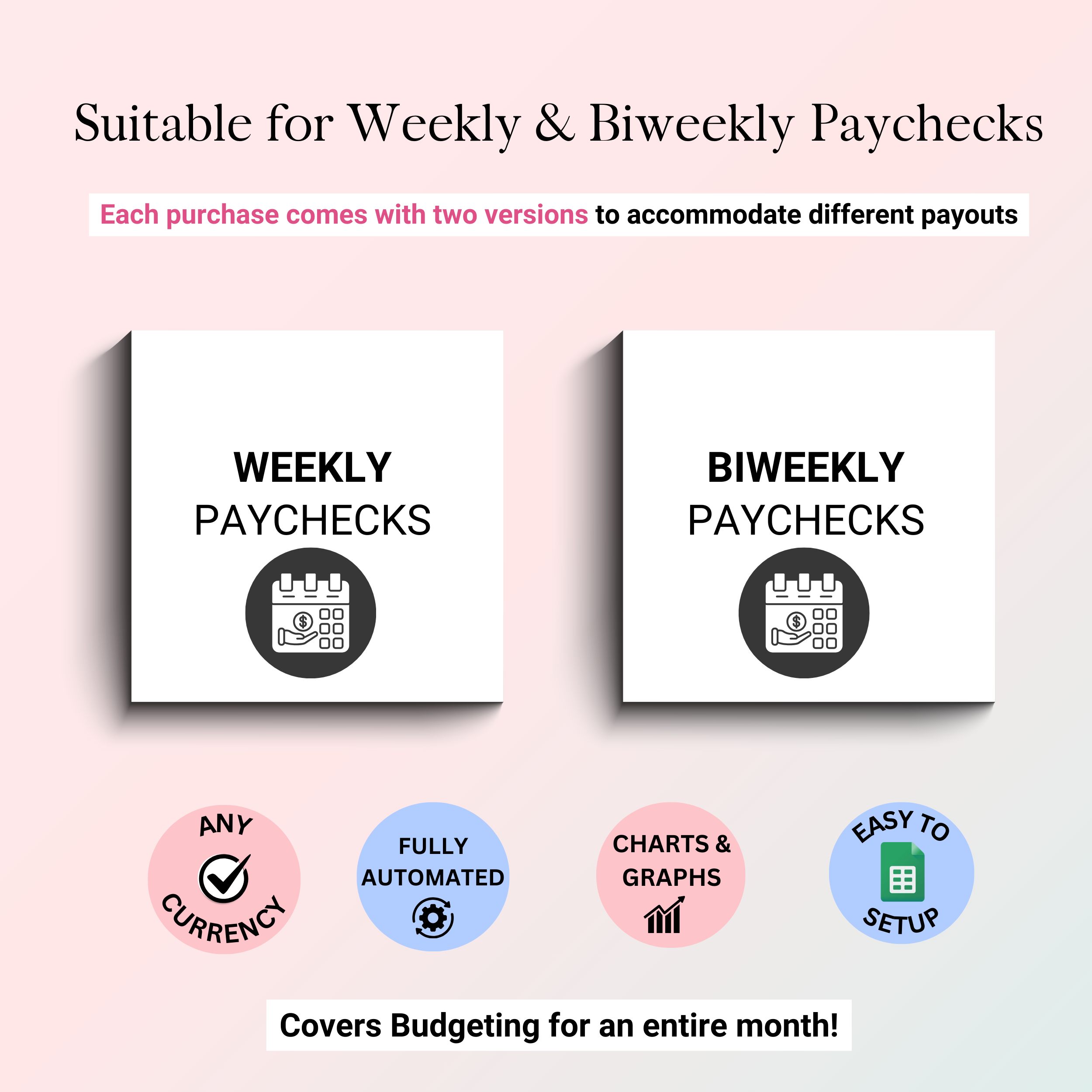 Ultimate Bills & Paycheck Planner