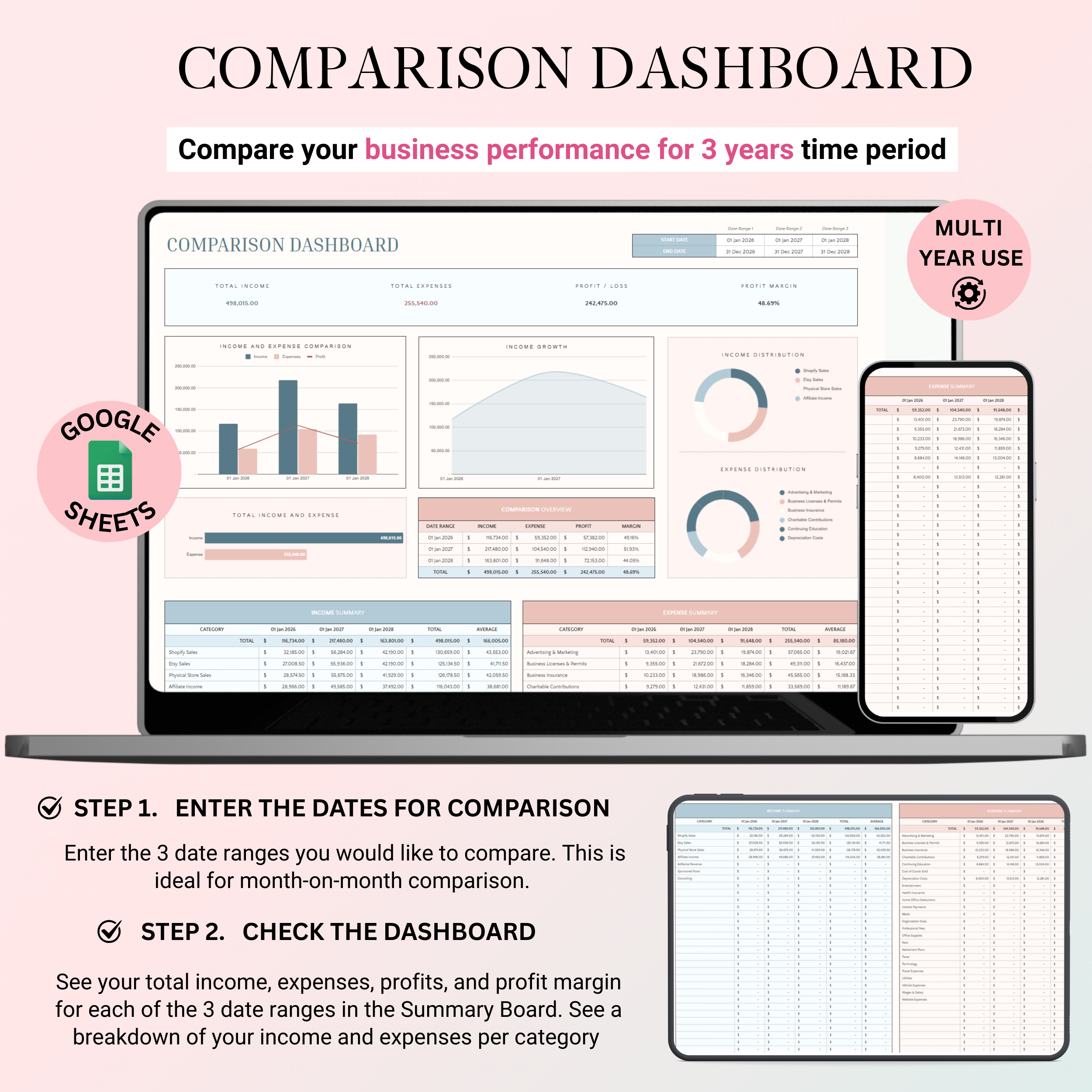 Ultimate Small Book-Keeping Tracker